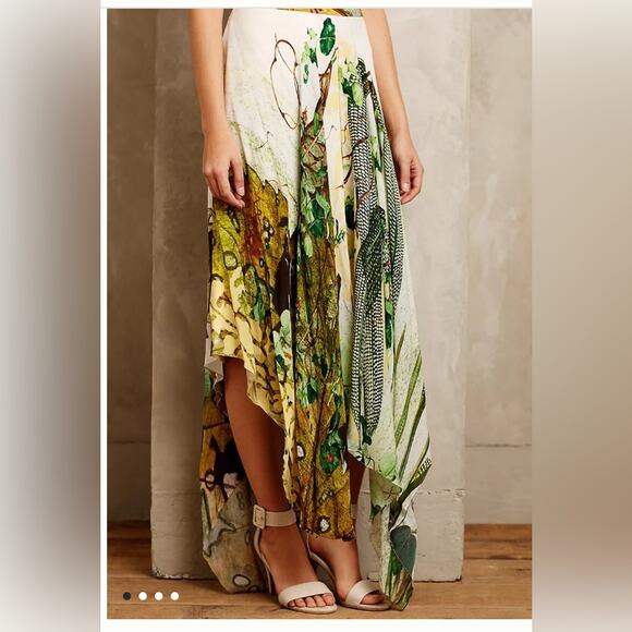 Geisha Designs Tiered Maxi Skirt Size:4 - Picture 2 of 12